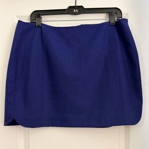 Vintage Banana Republic wool cobalt Women's mini Skirt